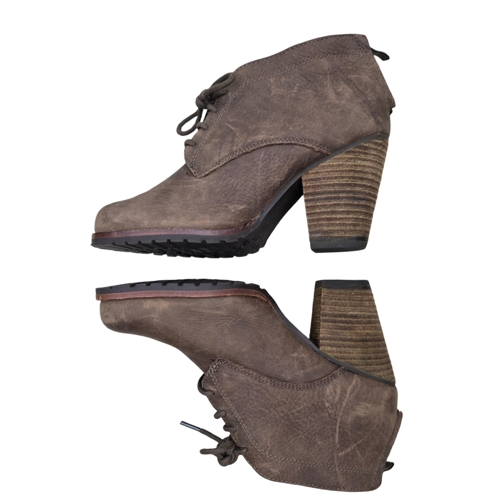 Eastland Victoria Ankle Boots, Brown Leather, Size 6.5M - Picture 5 of 10